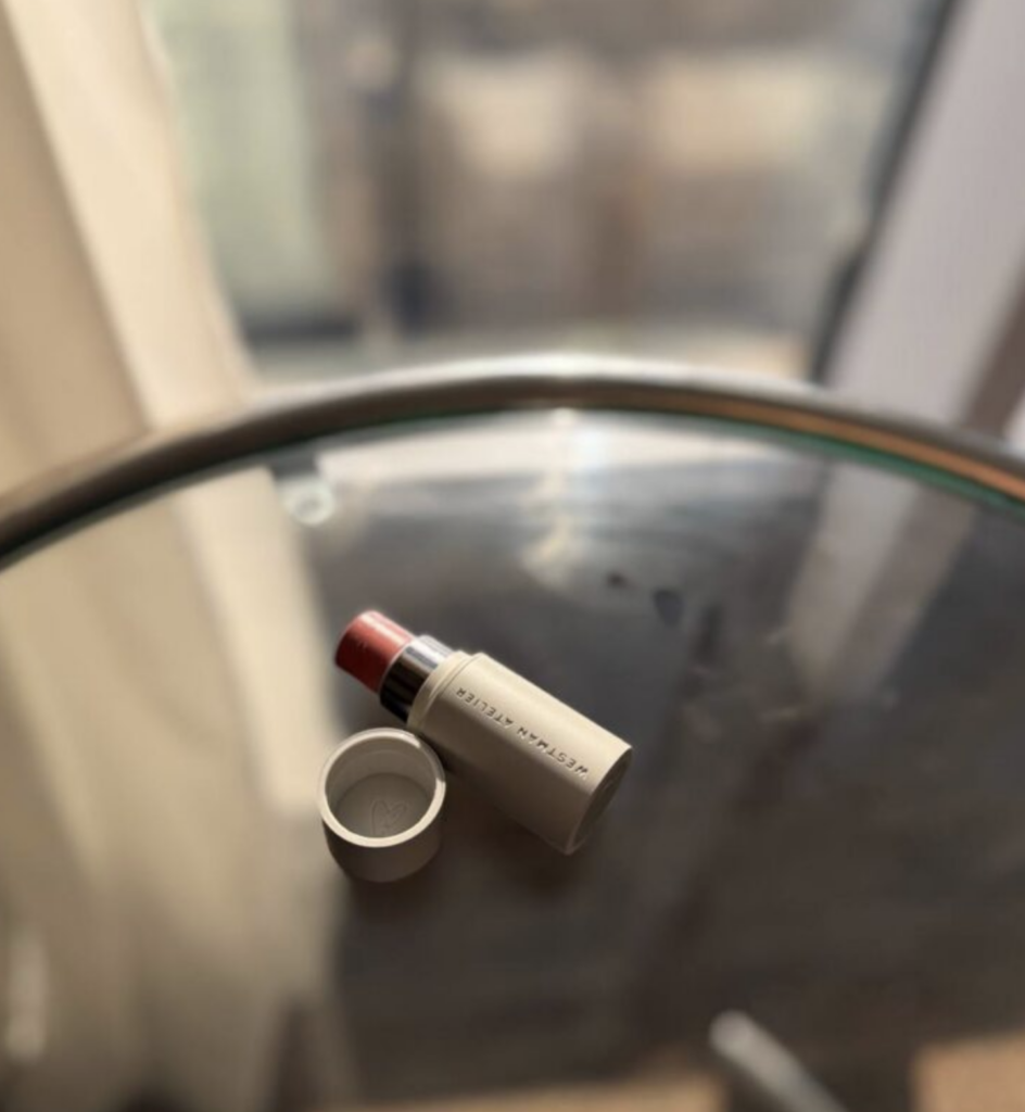 Petal shade blush stick. Westman Atelier Blush Stick. Makeup product