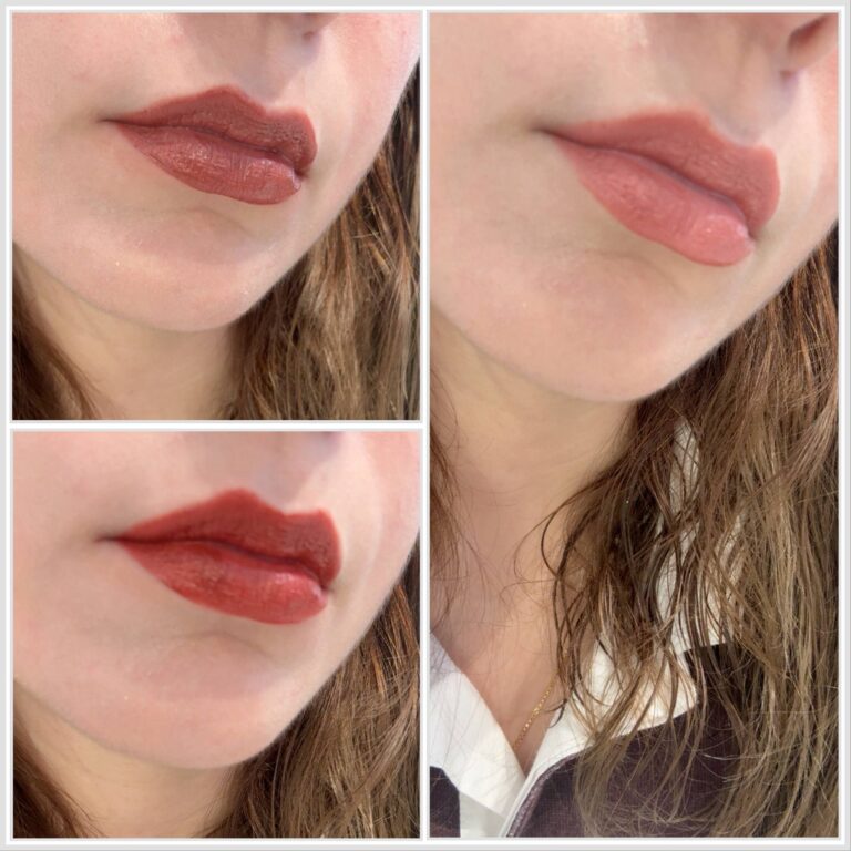 charlotte tilbury air brush lipstick swatches