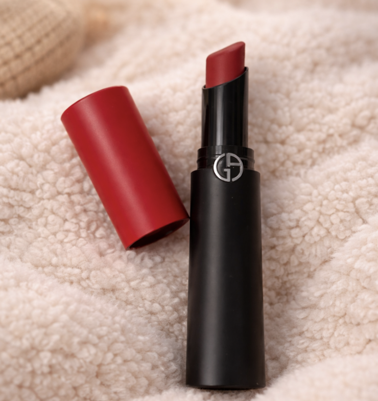 Armani Lip Power Lipstick 400 cool toned red, blue toned red